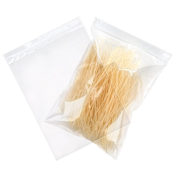 Druckverschlussbeutel mit Aufhängeloch 23x30.5cm Transparent PP 75 Mikron (100 Stück) [Z3R912]