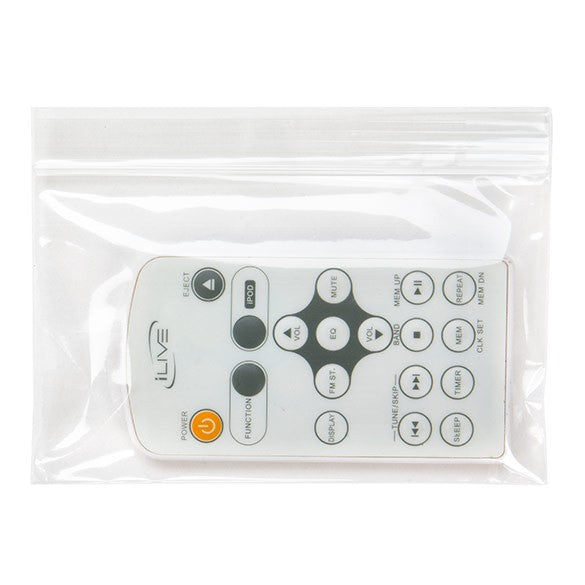 Druckverschlussbeutel 12.5x7.5cm Transparent PP 50 Mikron (100 Stück) [ZC53]