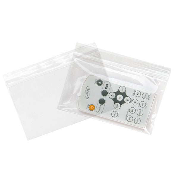 Druckverschlussbeutel 12.5x7.5cm Transparent PP 50 Mikron (100 Stück) [ZC53]