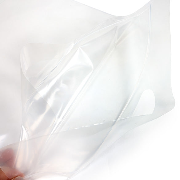 Polytragetaschen Transparent 33.6x33.6 + 6.4cm 75 Mikron mit Druckverschluss (100 Stück) [ZH13CL5]