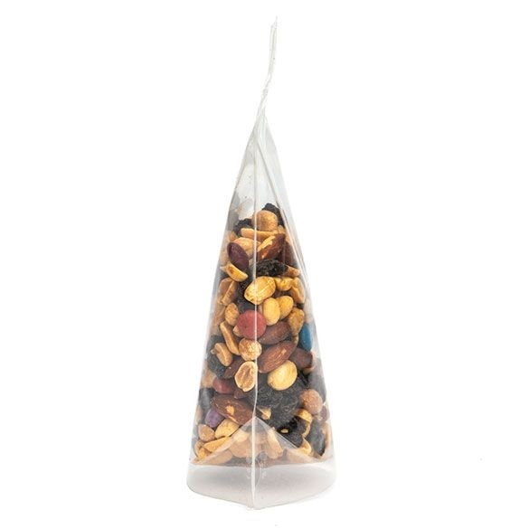 Standbodenbeutel Transparent 13x7.9x20.6cm | 110 Gramm mit Aufhängeloch (100 Stück) [ZBG3H]