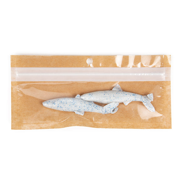 Druckverschlussbeutel Umweltfreundlich Kraft 14x4.4 cm (100 Stück) [HZBBE8KC]