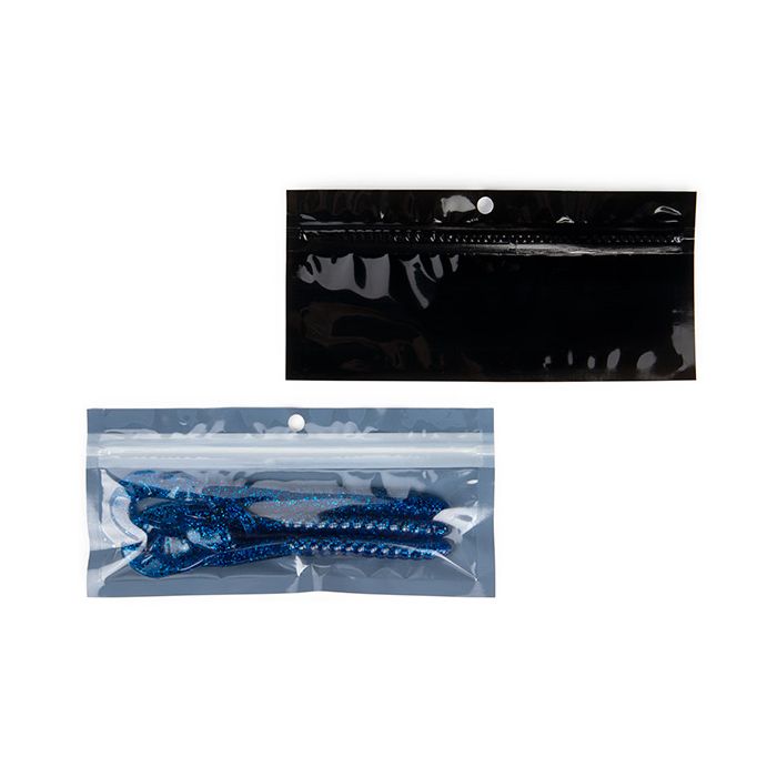 Druckverschlussbeutel Umweltfreundlich Schwarz 14x4.4 cm (100 Stück) [HZBBE8B]