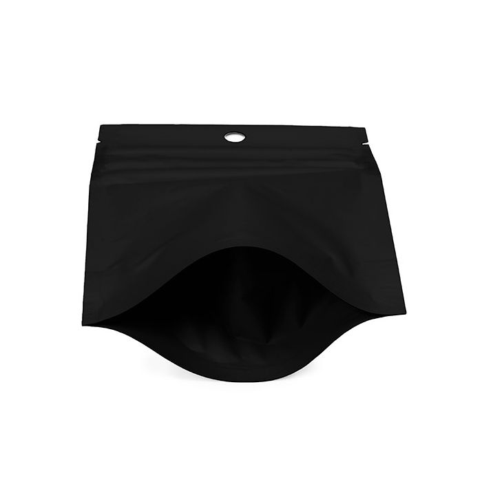 Kindersichere Standbodenbeutel Schwarz 7,9x5,1x13 cm (100 Stück) [CRP1MB]