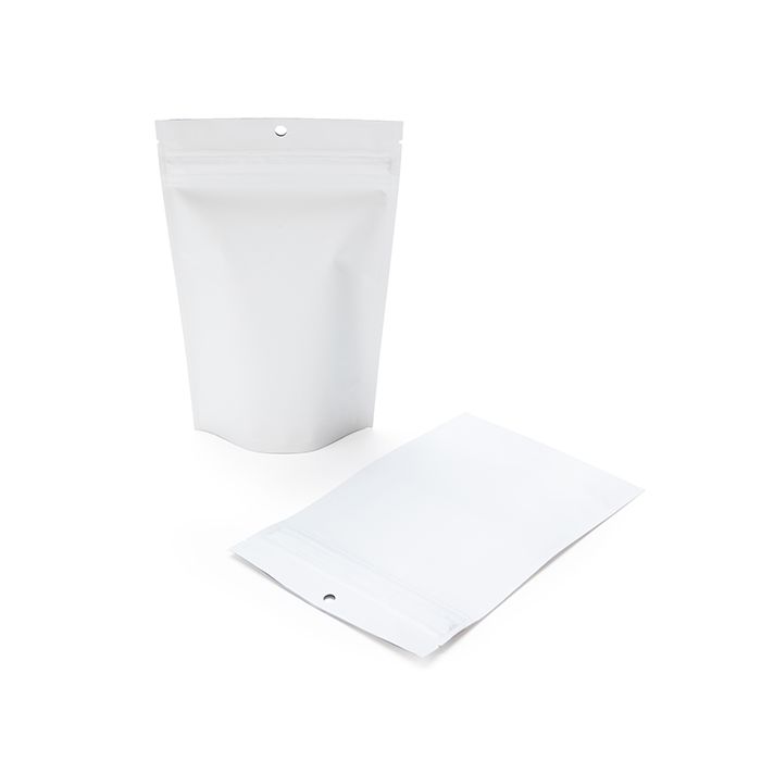 Kindersichere Beutel Mattweiß 13x6.4x20.6cm (100 Stück) [CRP3MW]