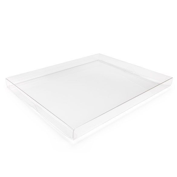 Klarsichtschachteln 28.2x2.5x35.8cm Transparent (25 Stück) [FPB171]