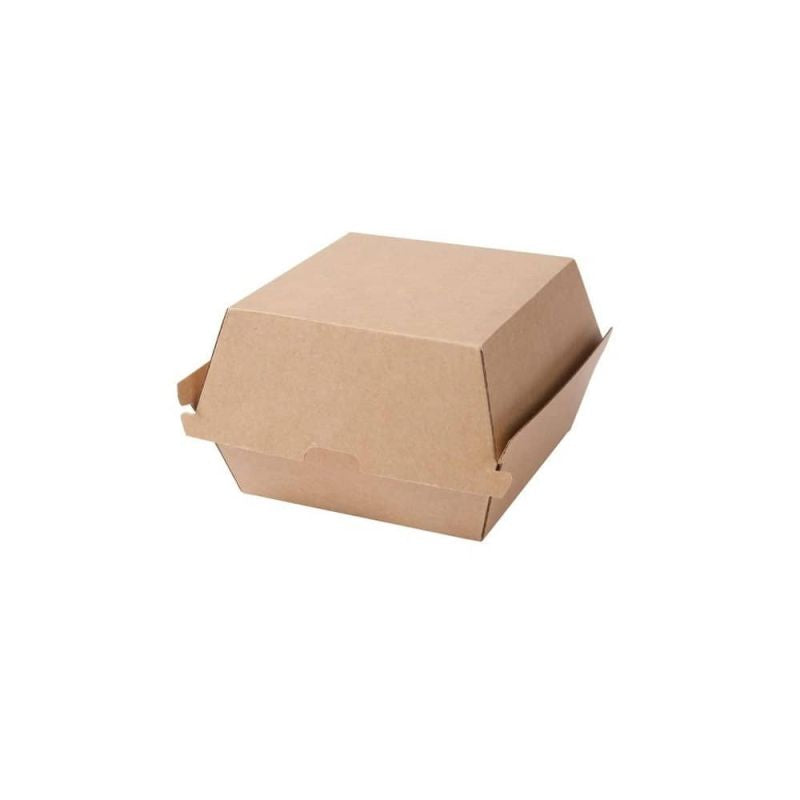 Take-away Box Braun, 16,8x15,4x9,8 cm, quadratisch (200 Stück) [GB-DFC04286]