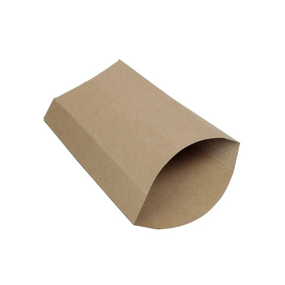 Pommes Frites Tablett Karton 196 ml, 8,5x5x12 cm Braun (1000 Stück) [GB-DFC06891]