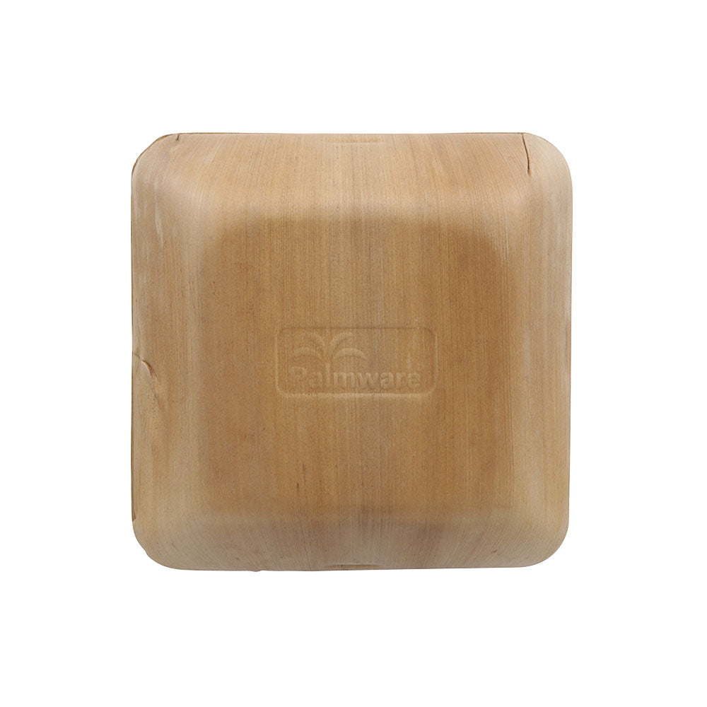 Schalen Palmware® 18x5x18 cm 800 ml, mit Deckeln quadratisch (60 Stück) [GB-DTW05465]