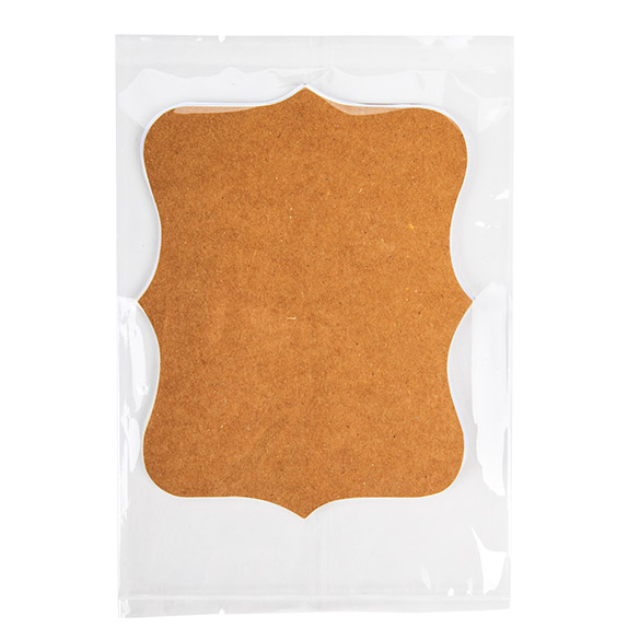 Öko-Beutel Transparent 12.7x17.8cm Premium und Verschweißbar (100 Stück) [CHS57]