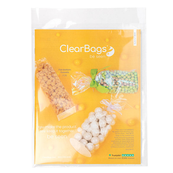 Umweltfreundliche Beutel 22.7x28.6 cm Transparent mit Schutzverschluss (100 Stück) [GC811PC]