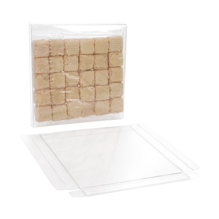 Klarsichtschachteln 13.7x1.6x14.5cm Transparent (25 Stück) [FB12]