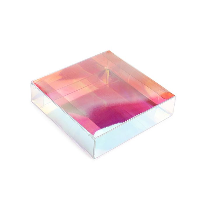 Plastic Gift Boxes 10,5x2,5x10,3 cm Iridescent