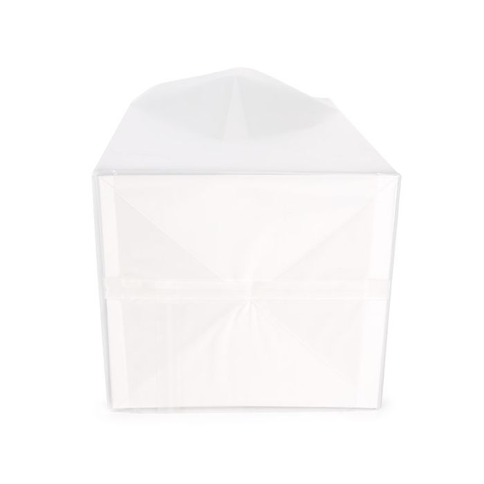 Blockbodenbeutel Frosted 10,2x10,2x17,8 cm mit Bodenblatt (100 Stück) [FFGPB9]