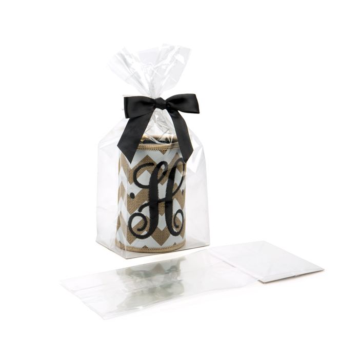 Blockbodenbeutel 10.2x7.6x25.4cm Transparent mit Bodenblatt (100 Stück) [FGPBH5]