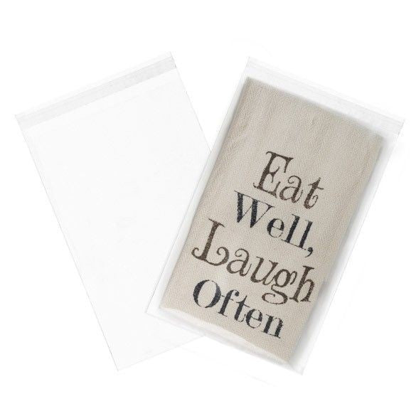 Klappenbeutel 18,9x27,9cm Hochtransparent (100 Stück) [B711]