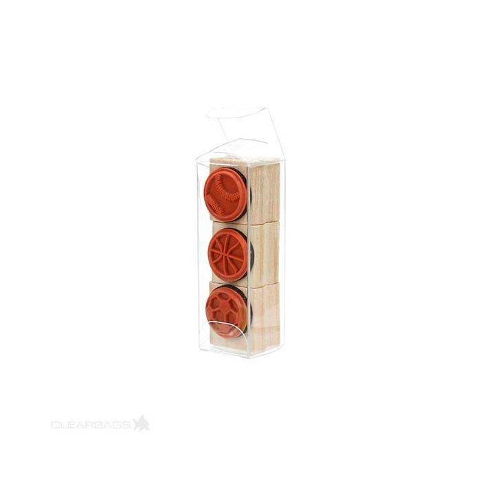 Klarsichtschachteln 2.5x2.5x7.6cm Transparent (25 Stück) [FPB135]