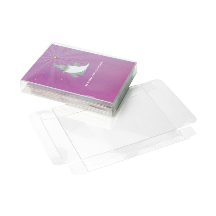 Klarsichtschachteln 12.1x2.5x15.7cm Transparent (25 Stück) [FPB161]