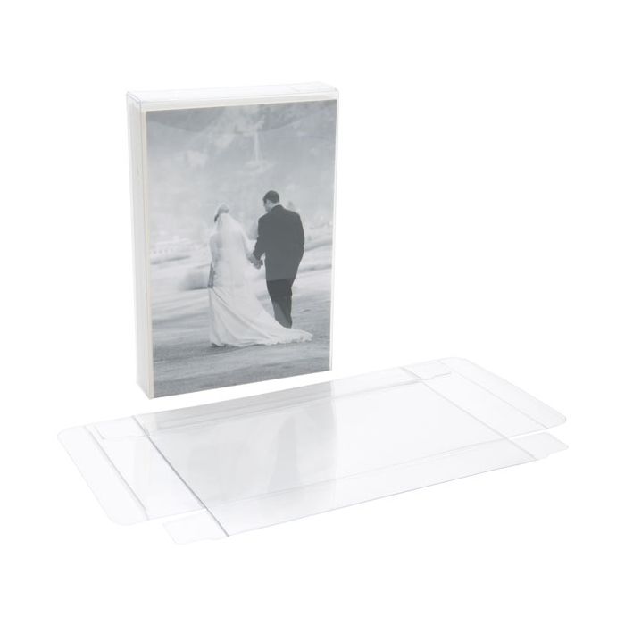 Klarsichtschachteln 10.5x2.5x15.6cm Transparent (25 Stück) [FPB167]