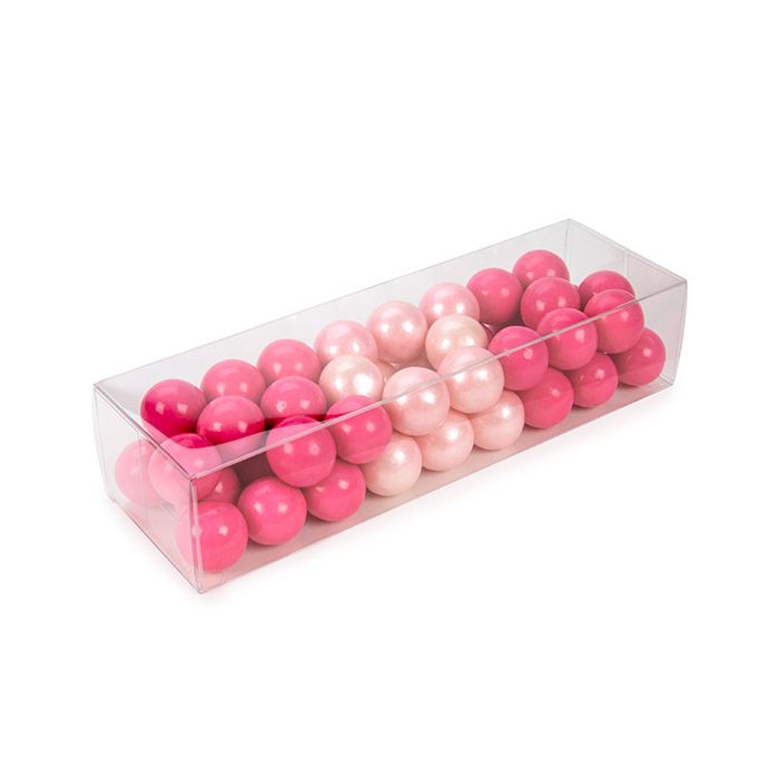 Plastik-Geschenk-Box 6,8x4,9x22,7 cm Kristall-Klar (25 Stück) [FPB262]