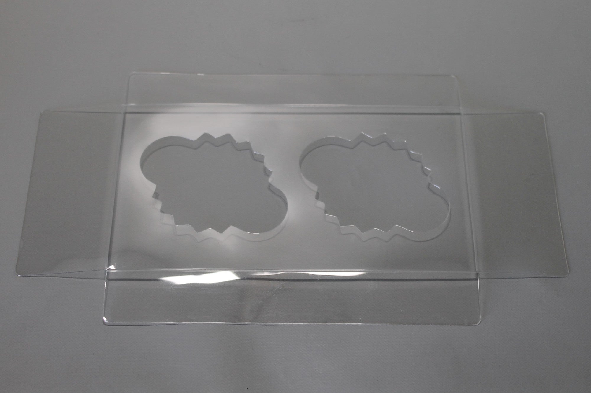 Einsätze für 2 Cupcakes 17x10x2cm Transparent (100 Stück) [FPBI174]