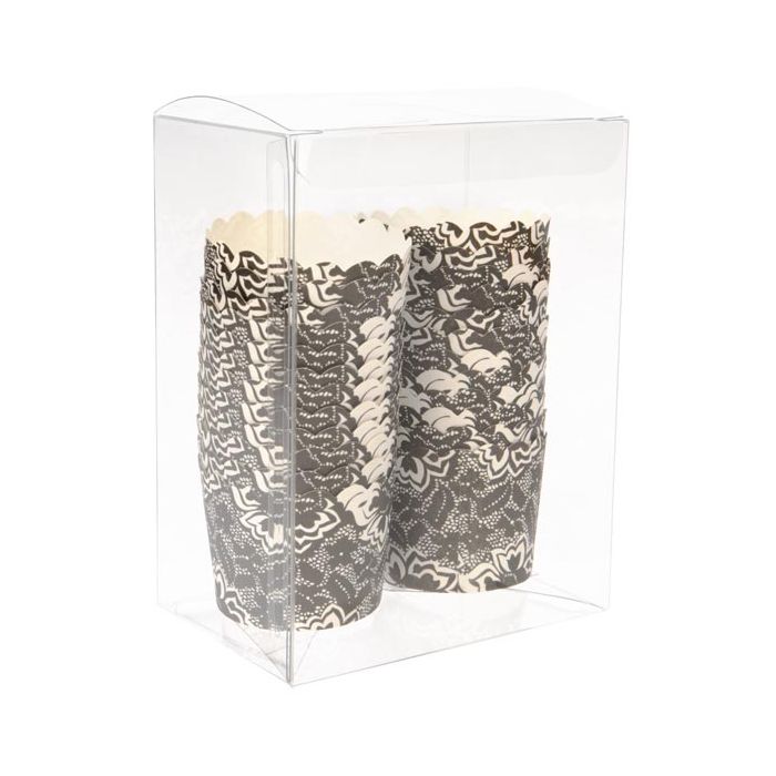 Klarsichtschachteln 11.4x7.6x14.9cm mit Automatikboden (25 Stück) [FPLB233]