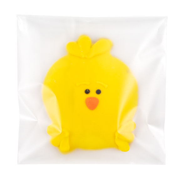 Frostweißer Plastik Klappenbeutel 14x14 cm Peal Seal (100 Stück) [B55FXL]