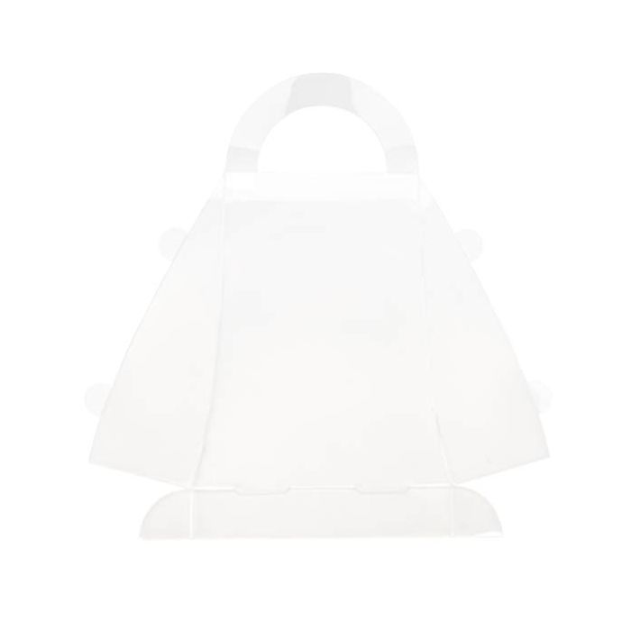 Klarsichtschachteln Handtaschenstil 14.8x5.9x17.6cm (25 Stück) [FS209]