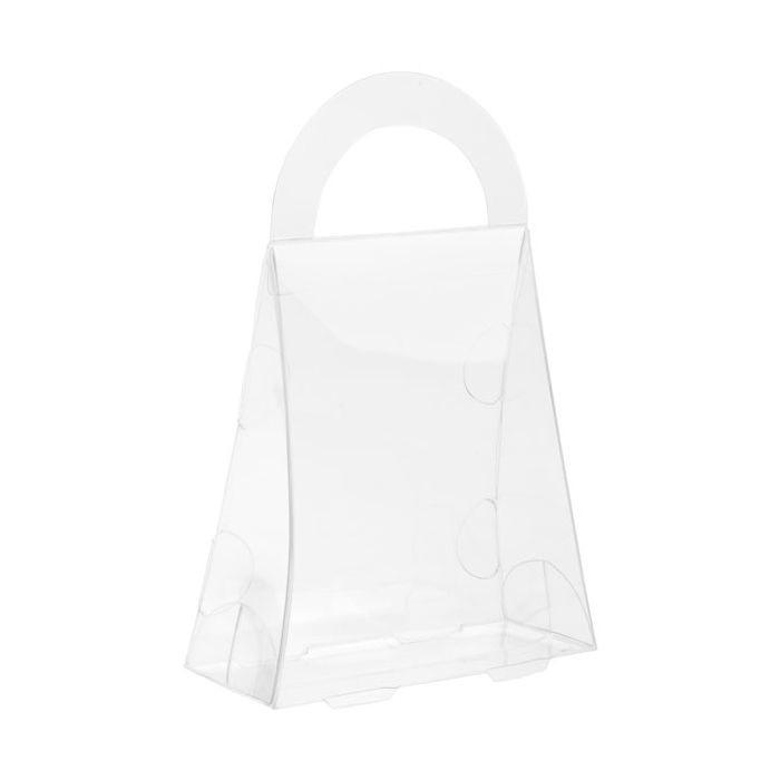 Plastic Gift Boxes Purse style 8.9x3.8x10.2cm Food Safe