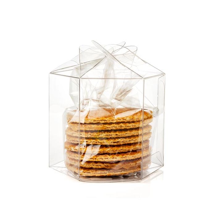 Klarsichtschachteln Sechseckig mit Drehspitze 9.5x9.5x8.9cm (25 Stück) [FS238]