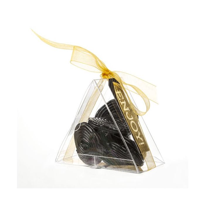 Klarsichtschachteln Dreieckig 10.2x5.1x8.9cm (25 Stück) [FS239]