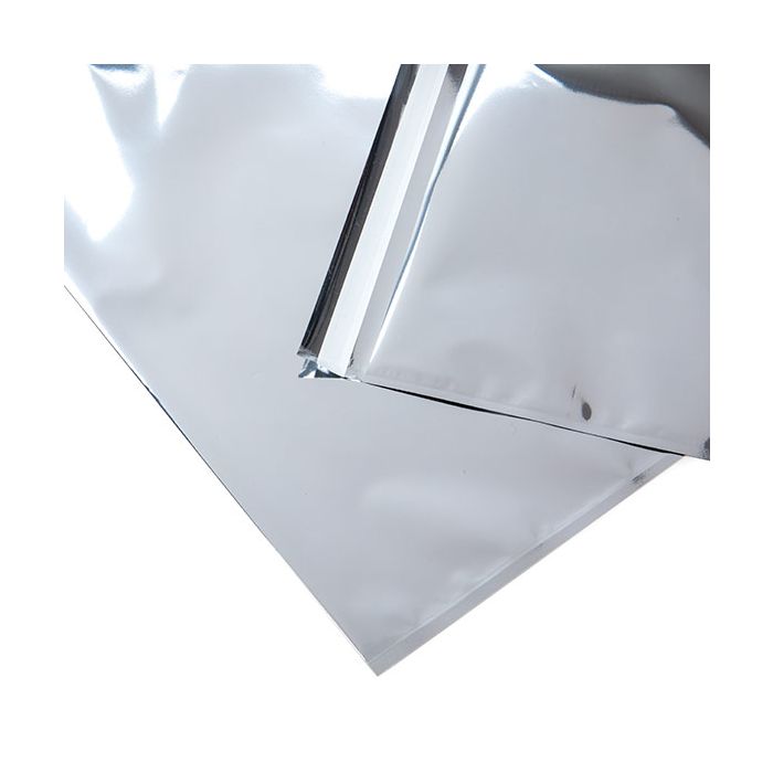 Glamour-Versandtaschen Metallisch Silber 30.5x23cm (100 Stück) [MM129S]