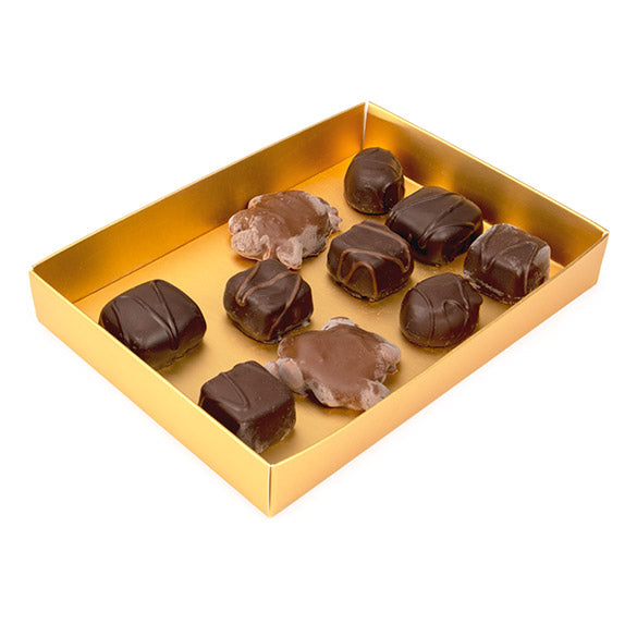 Pappschachteln Gold 12.4x2.5x17.1cm (25 Stück) [GD16]