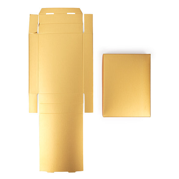 Pappschachteln Gold 11.4x2.5x15.2cm (25 Stück) [GD17]