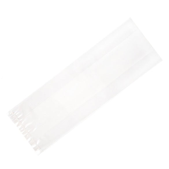 Polybeutel 10.2x5.4x30.5cm mit Seitenfalten (100 Stück) [GB15]