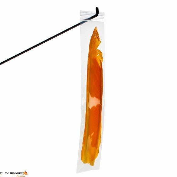 Druckverschlussbeutel mit Euroloch 5x30.5cm Transparent PP 50 Mikron (100 Stück) [ZR212]