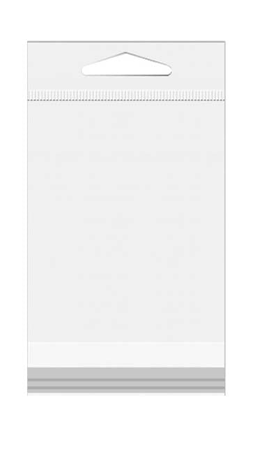 Headerbeutel Transparent 23.2x30.5cm mit Schutzverschluss (100 Stück) [HB811HD]