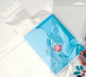 Headerbeutel Transparent 6.4x8.9cm mit Schutzverschluss (100 Stück) [HB2PC]
