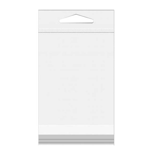 Headerbeutel Transparent 21.4x26cm Wiederverschließbar (100 Stück) [HB108]