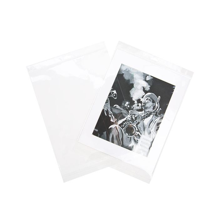 Headerbeutel Transparent 29.1x36.2cm Wiederverschließbar (100 Stück) [HB11]