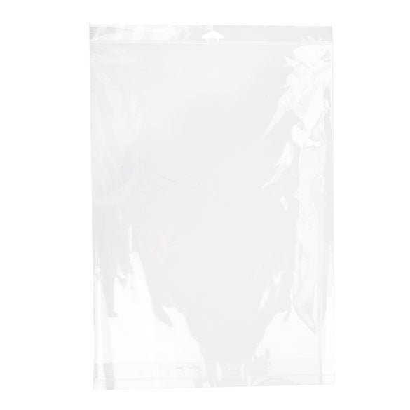 Headerbeutel Transparent 31.6x41.2cm Wiederverschließbar (100 Stück) [HB12]