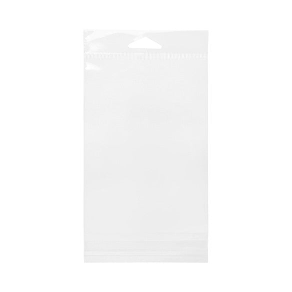 Headerbeutel Transparent 10.8x15.6cm Wiederverschließbar (100 Stück) [HB4X6]