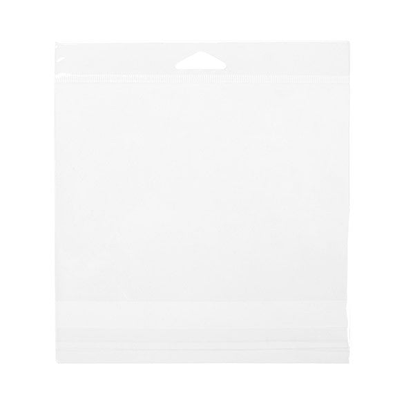 Headerbeutel Transparent 17.3x12.7cm Wiederverschließbar (100 Stück) [HB56]