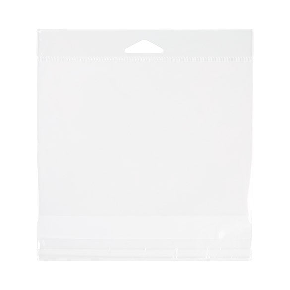 Headerbeutel Transparent 16.4x11.7cm Wiederverschließbar (100 Stück) [HB56S]