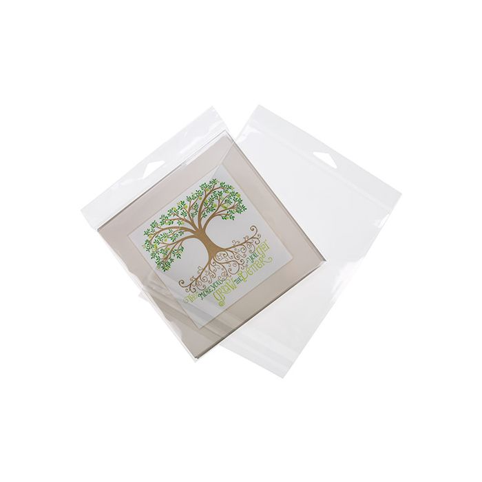 Headerbags 17.8x17.8cm Reclosable and Crystal Clear