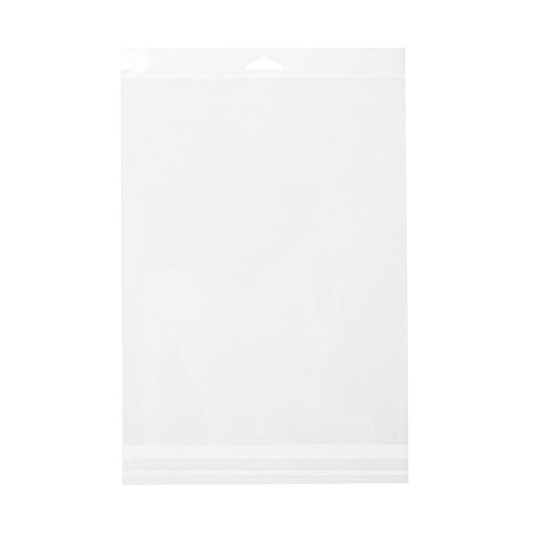 Headerbeutel Transparent 22.2x28.6cm Wiederverschließbar (100 Stück) [HB811S]