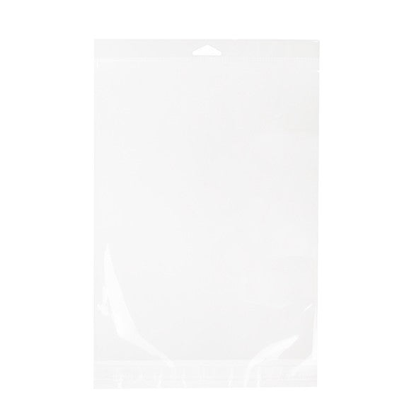 Headerbeutel Transparent 23.5x31.1cm Wiederverschließbar (100 Stück) [HB9SM]