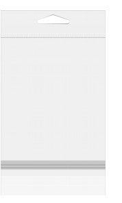 Headerbeutel Transparent 11.7x14.6cm mit Schutzverschluss (100 Stück) [HB54PC]