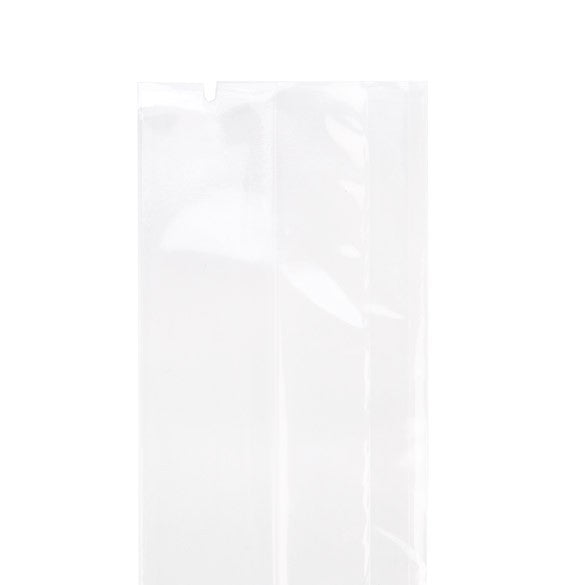 Plastikbeutel 4.4x4.4x21.6cm mit Seitenfalten schwere Qualität (100 Stück) [HDGB5]