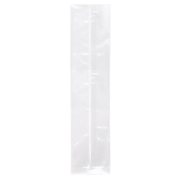 Plastikbeutel 5.1x5.1x21cm mit Seitenfalten schwere Qualität (100 Stück) [HDGB6]